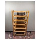 Wooden Rolling Shelf