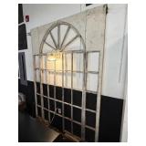 Large Antique Arched Window Frame