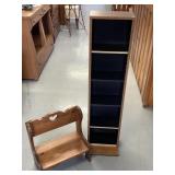 Wooden Decorative Piece and Shelf