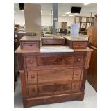 Marble top dresser - (No Mirror)