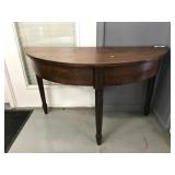 Half Moon Sofa Table
