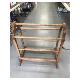 Solid Wood Quilt Rack