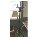 Lamp and Hall Tree