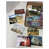 Vintage historical site postcards