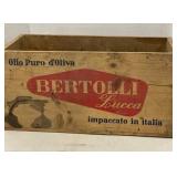Vintage Bertolucci Olive Oil Box