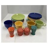 Assorted Fiesta Ware Dishes