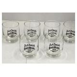 6 Jack Daniels Low Ball Tumblers