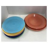 Assorted Fiesta Ware Plates & Platters