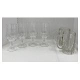 Bar Mugs, Long Stem Glasses