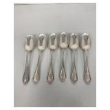 Sterling Silver 6 Pc Set Spoons
