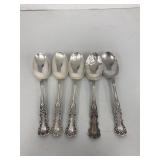 5 Sterling Silver Spoons