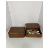Sterling Silverware, 2 vintage Desk Boxes
