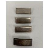 Military Issue Silver Uniform Bars