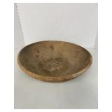 Vintage wooden bowls and knife