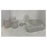 Assorted Cut Glassware