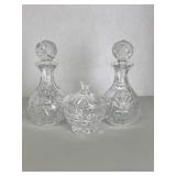 Cut Glass Cruet set