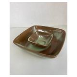 Frankoma chips and salsa bowl