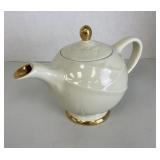 Hall 6 cup Gold Accent Tea Pot