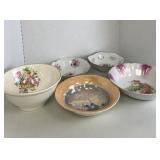 Vintage Serving Bowls x5