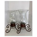 Extra Large Glass Vases with Stands