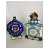 2 USMC and USN Pearl Harbor Decanters