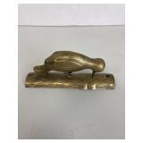 Vintage Brass Woodpecker Door Knocker