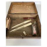 Box of Oriental Stamp, Letter Openers, Etc.
