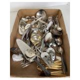 Flat of Vintage Silverware
