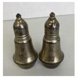 Vintage Sterling Silver Salt and Pepper Shakers