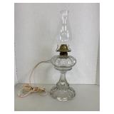 Oil lamp Converted to power