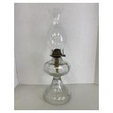 Large Oil Lamp with Chimney