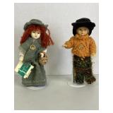 Irish Little People Porcelain Dolls