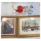 Pictures, Figurines, pitcher