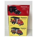 3 Die-Cast Banks, NIB,