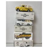 3 Die-Cast Trucks, 2 Banks, NIB, Pennzoil, C
