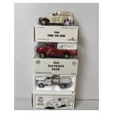 3 Die-Cast Banks, NIB,