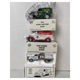 3 Die-Cast Trucks 2 Banks, NIB,