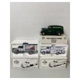 3 Die-Cast Banks, NIB, J.C. Penny, FS, Smith &