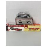 3 Die-Cast Banks, NIB, Trust Worthy, Wix Filters