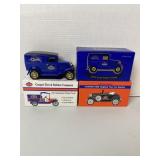 3 Die-Cast Banks, NIB, Cooper Tire