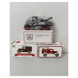 3 Die-Cast Banks, NIB, MobilOil, Winchester,