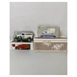 3 Die-Cast Banks, NIB, Pabst, Phillips 66