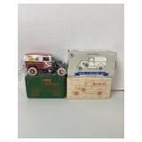 3 Die-Cast Banks, NIB, Snap-On, Texaco