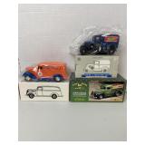 3 Die-Cast Banks, NIB, Gulf, Wrigley