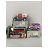3 Die-Cast Banks, NIB, SunSweet, Coca-Cola