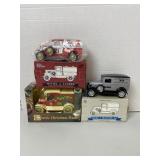 3 Die-Cast Banks, NIB, Citgo, UNI