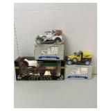 3 Die-Cast Banks, NIB, White-New Idea, Pennzoil