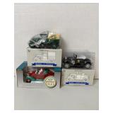 3 Die-Cast Banks, NIB, Iowa DNR, Iowa Hawkeyes