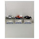 3 Die-Cast Banks, NIB,SunSweet, New Idea,