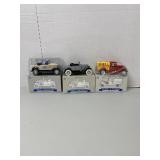 3 Die-Cast Banks, zNeisch Racing, White Agco,